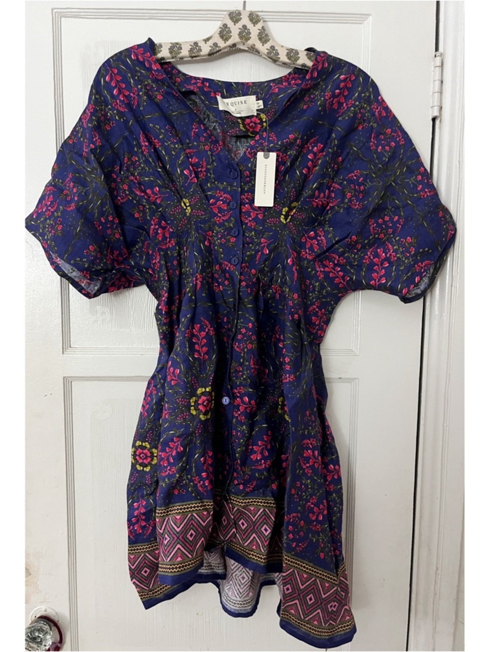 Anthropologie / The Tobie Linen Mini Shirt Dress - Picture 4 of 6